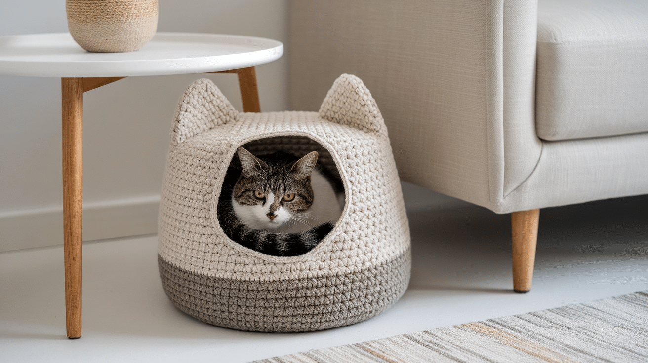 5. Modern Basket-Style Bed