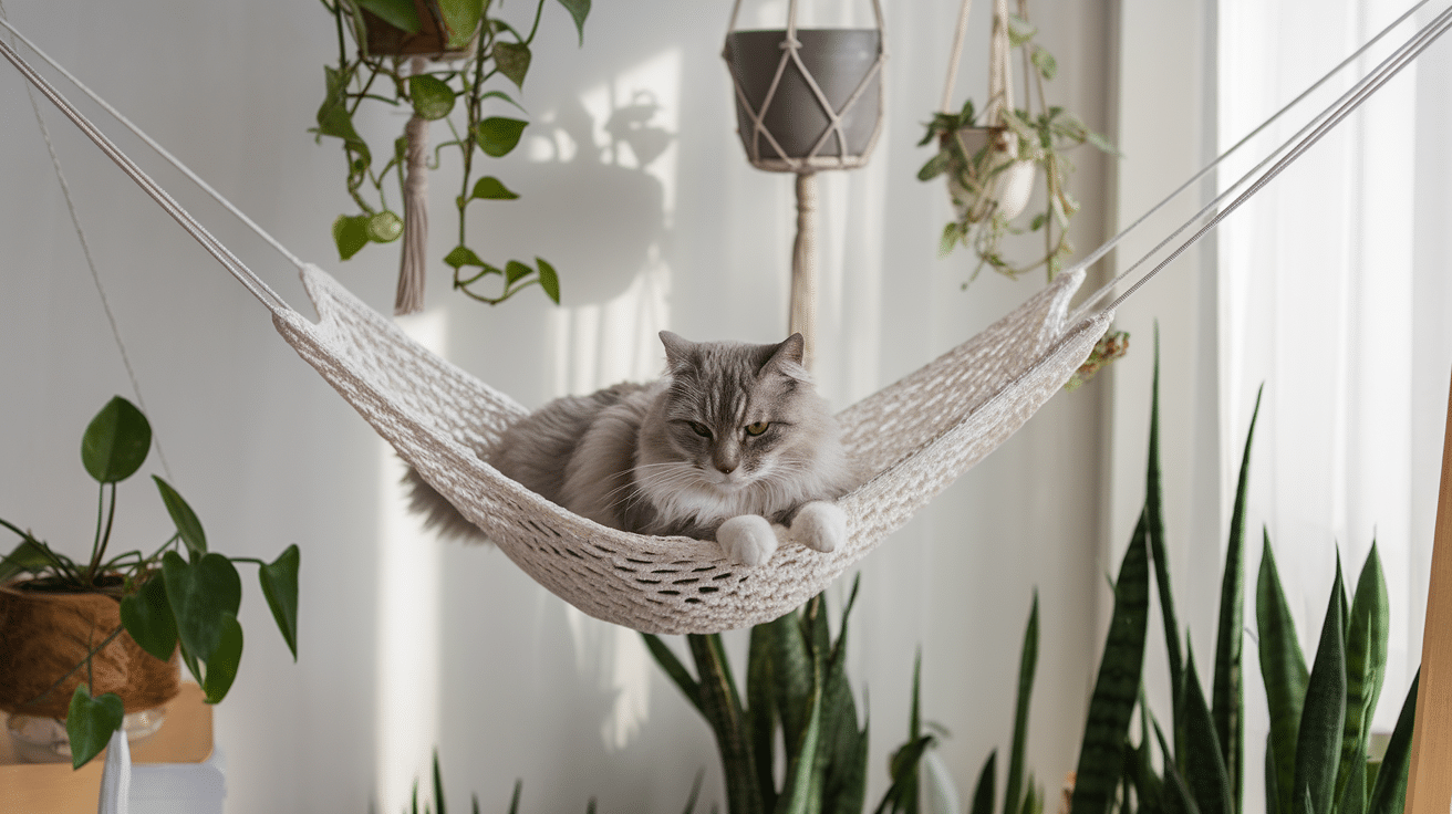 8. Hammock-Style Bed