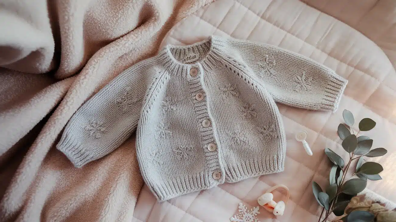 Baby Snowflake Cardigan