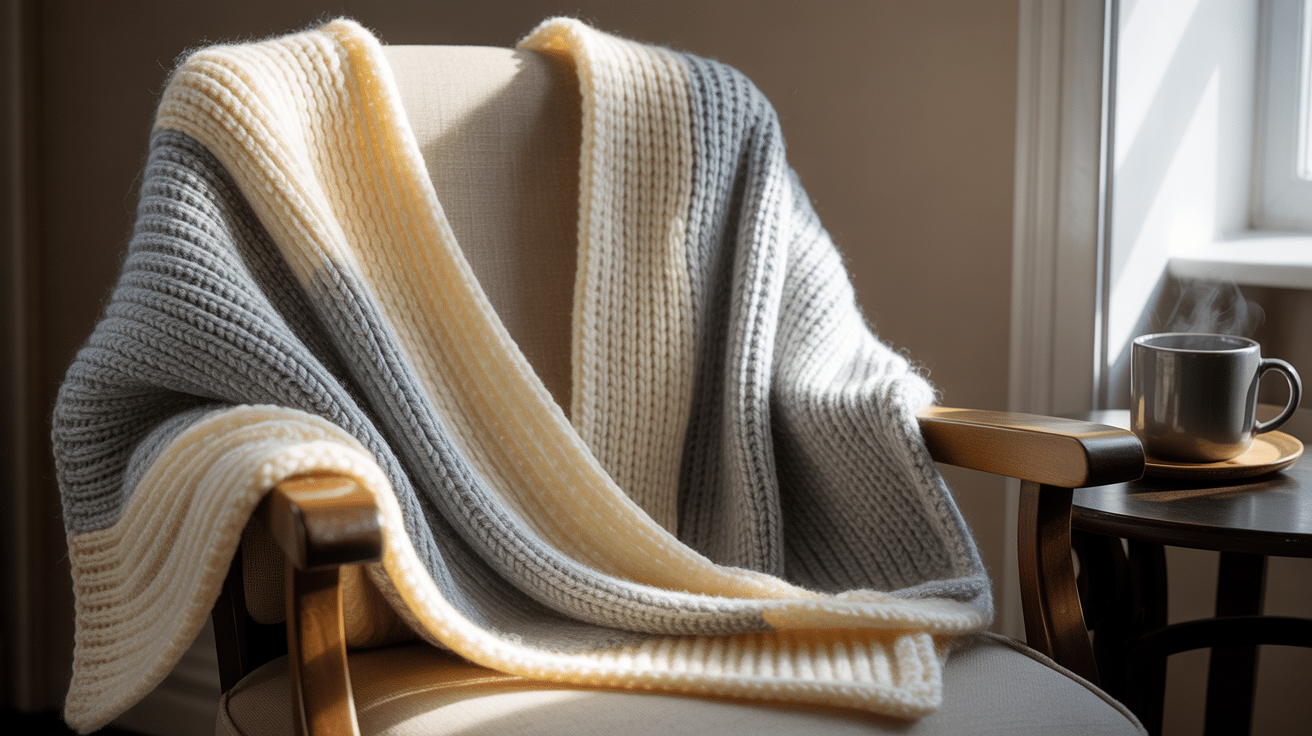 Brioche Knit Shawl