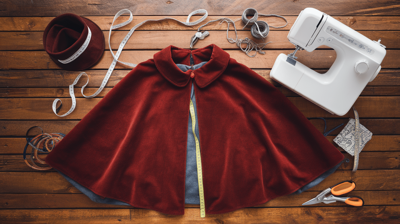 Circle cape material