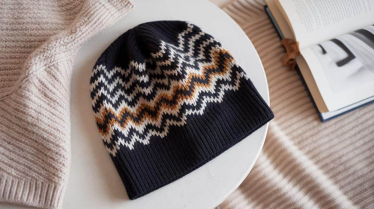 Classic Zigzag Beanie