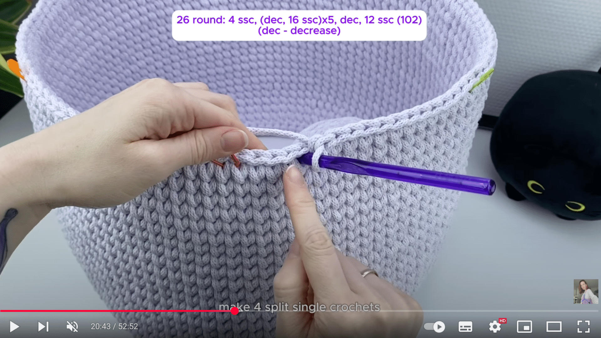 Crochet a Cat Cave Pattern for Free (4)