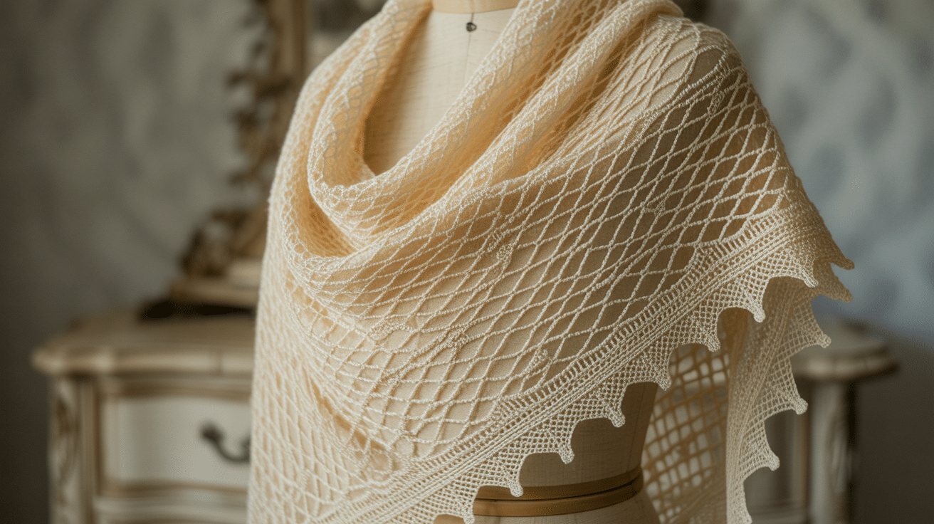 Diamond Lace Shawl