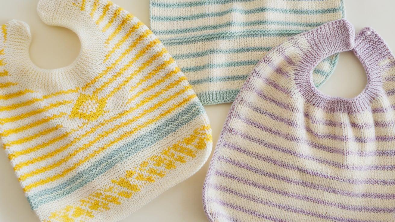 Fair Isle Bib Set