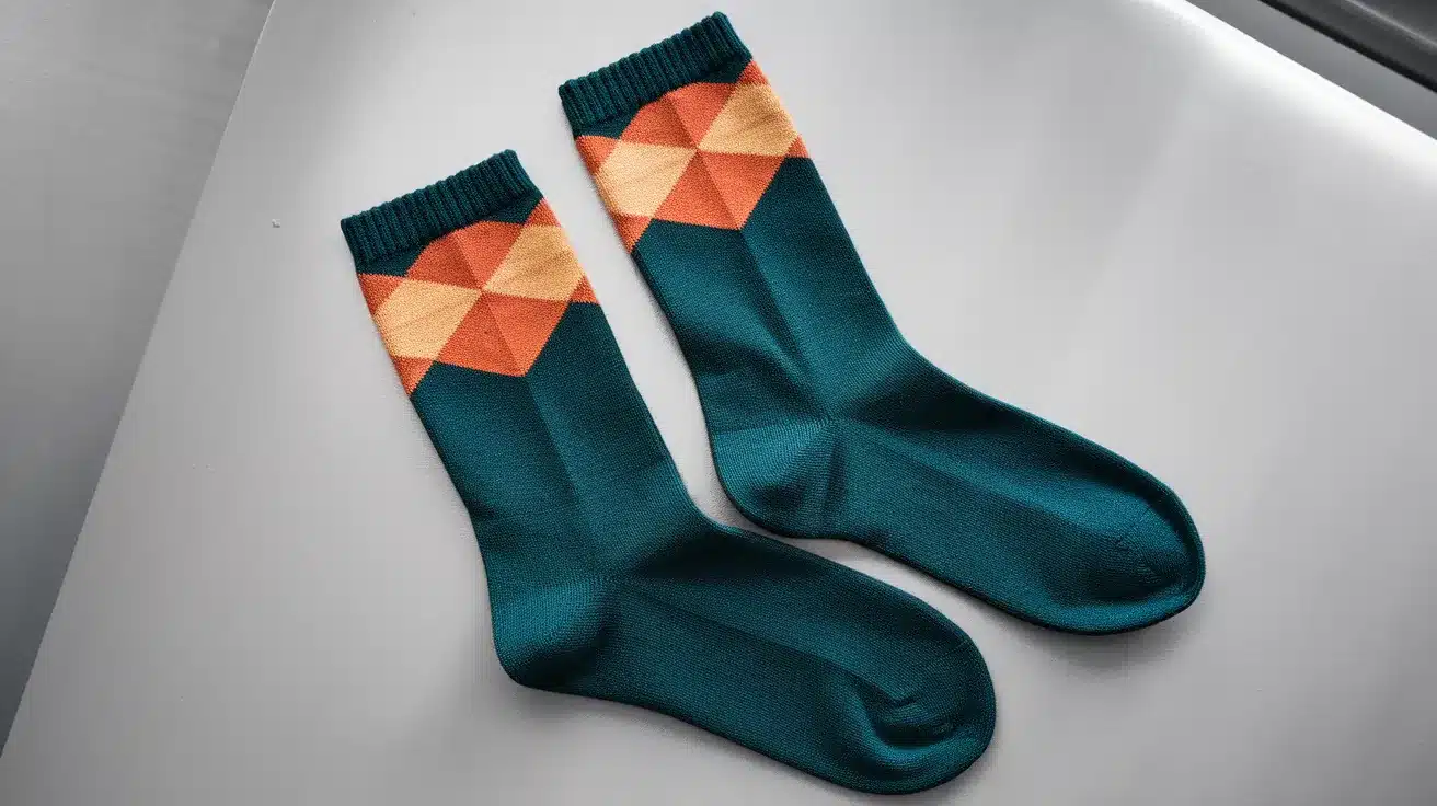 Geometric Boot Socks
