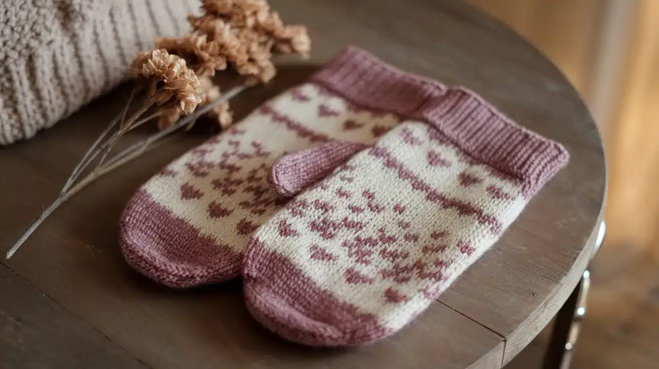 Hearts and Vines Mittens