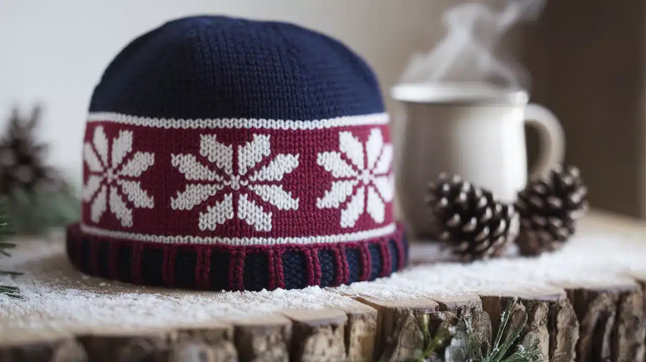 Nordic Snowflake Hat