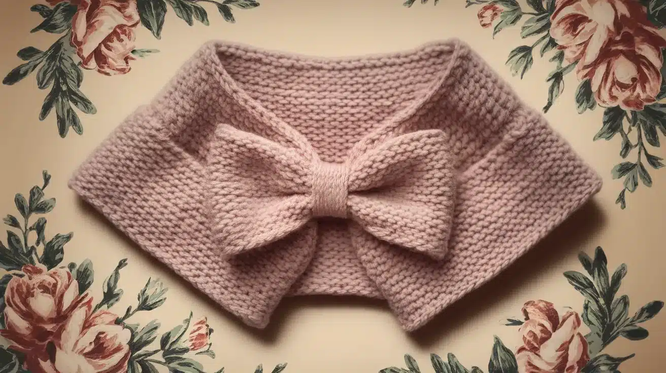 Retro Bow Tie Neck Warmer