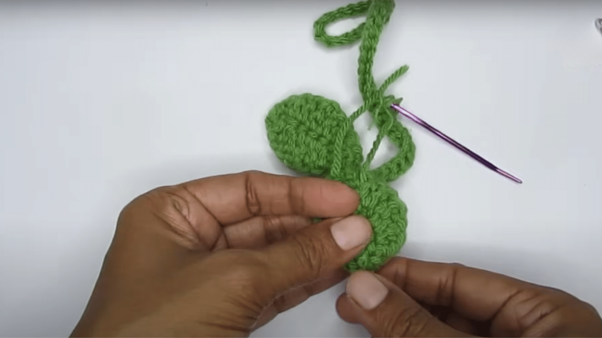 Secure Ends crochet sprout