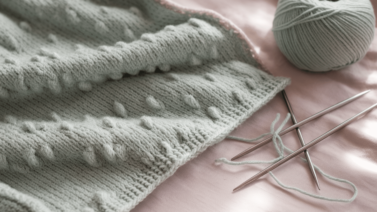 Seed Stitch Blanket