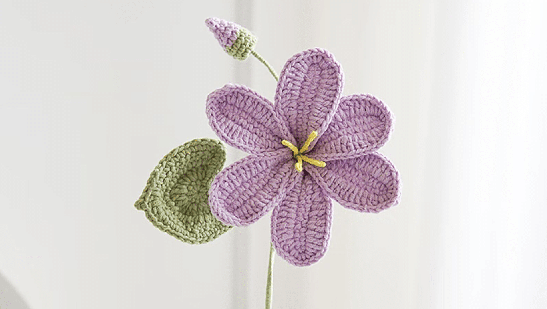Wildflower Garden crochet knitted flower