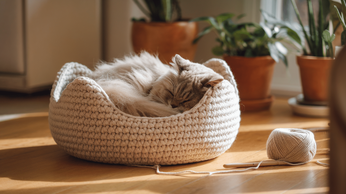 crochet cat beds-1