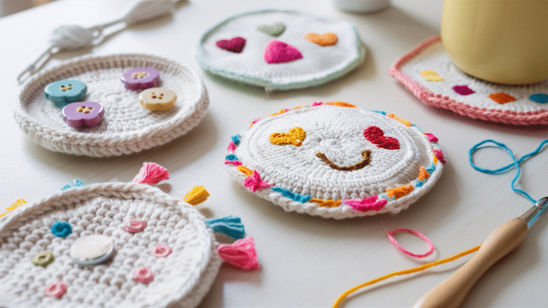 crochet coasters