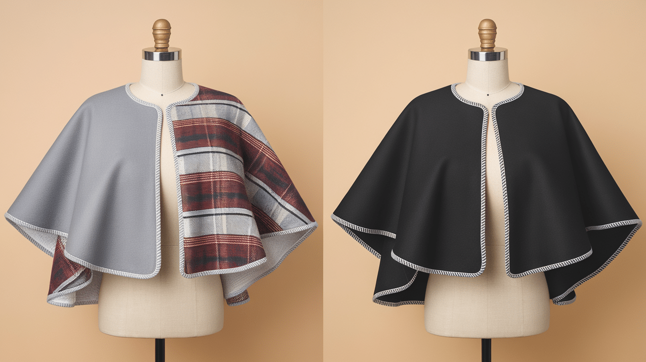 reversible circle cape