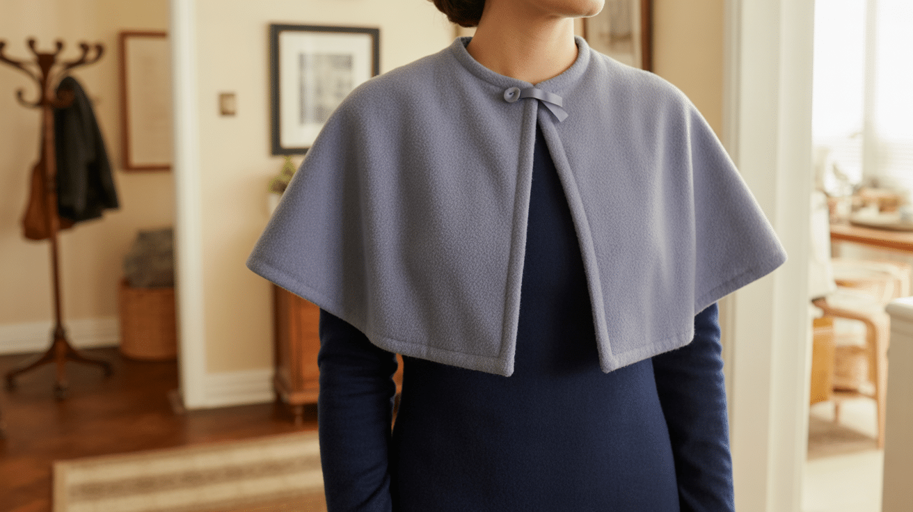 short shoulder capelet